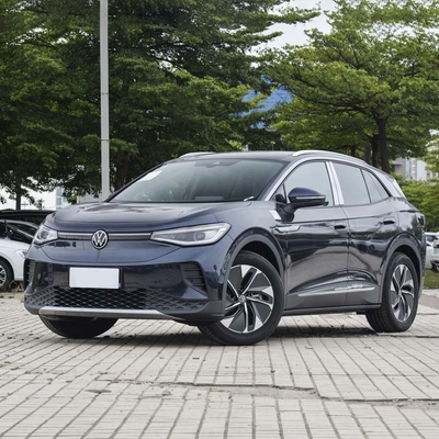 Black 5 Seats SUV Used Volkswagen ID. 4 Crozz Pure Plus Electric Car Automotive EV